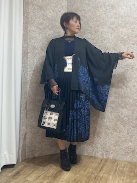 「アイテム（チャーム）」を使った、ジョーさん（レディース・161cm）の夏コーディネート