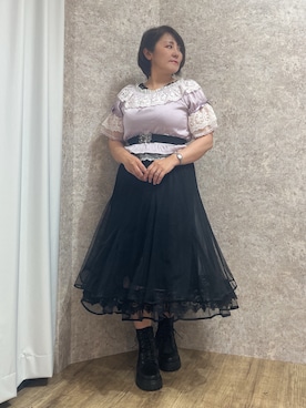 「axes femme（アクシーズファム）のアイテム」を使った、ジョーさん（レディース・161cm）の夏コーディネート