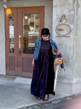 「Mila Owen（ミラオーウェン）のアイテム（ワンピース）」を使った、YUKINOさん（レディース・158cm）の夏コーディネート