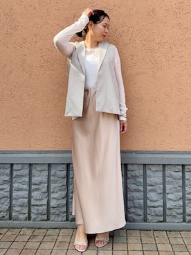 Mikiさん（レディース・163cm）の春コーディネート