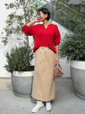 Mikiさん（骨格ウェーブ・レディース・163cm・40代）の秋コーディネート