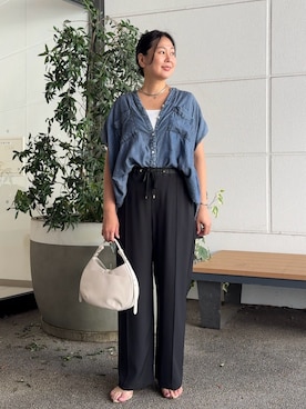 Mikiさん（レディース・163cm・40代）の夏コーディネート