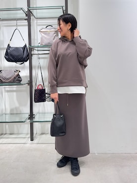 「アイテム（ワンピース）」を使った、Mikiさん（レディース・163cm・40代）の秋コーディネート