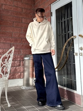 「アイテム（ブーツ）」を使った、jinnnさん（メンズ・174cm）の秋コーディネート