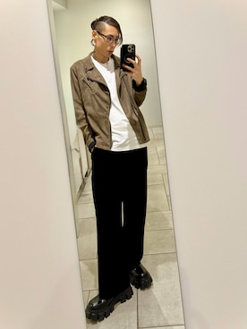 「BEAMS（ビームス）のアイテム」を使った、jinnnさん（メンズ・174cm）の秋コーディネート