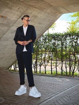 「BEAMS（ビームス）のアイテム」を使った、jinnnさん（メンズ・174cm）の秋コーディネート