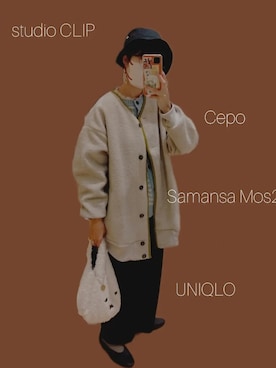 「cepo（セポ）のアイテム（ジャケット/アウター）」を使った、enさん（レディース・165cm）の冬コーディネート