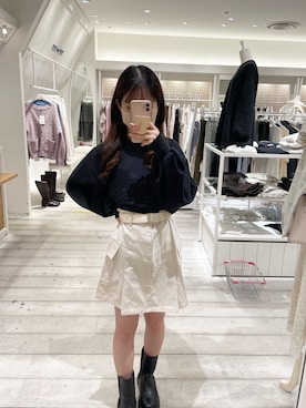 「OLIVE des OLIVE（オリーブデオリーブ）のアイテム（スウェット）」を使った、yuriさん（レディース・152cm）の秋コーディネート