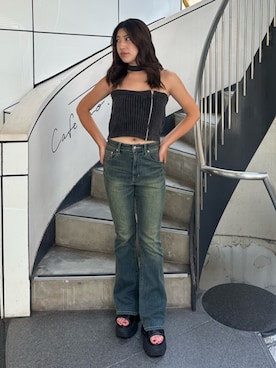 原田玲奈さん（レディース・153cm）の夏コーディネート