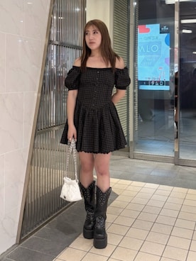 原田玲奈さん(レディース・153cm)の春コーディネート