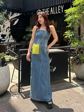 原田玲奈さん(レディース・153cm)の夏コーディネート