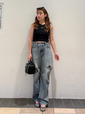 原田玲奈さん（レディース・153cm）の夏コーディネート