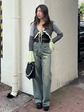 原田玲奈さん（レディース・153cm）の秋コーディネート