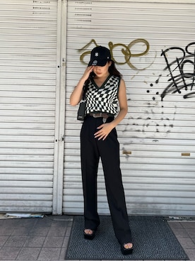 原田玲奈さん（レディース・153cm）の夏コーディネート