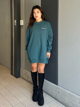 原田玲奈さん（レディース・153cm）の秋コーディネート