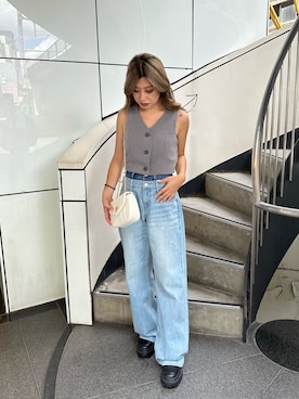 原田玲奈さん（レディース・153cm）の夏コーディネート