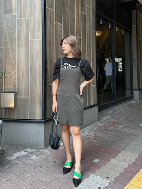 原田玲奈さん（レディース・153cm）の夏コーディネート