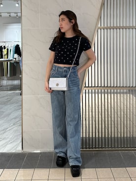 原田玲奈さん（レディース・153cm）の春コーディネート