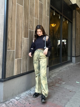 原田玲奈さん（レディース・153cm）の春コーディネート