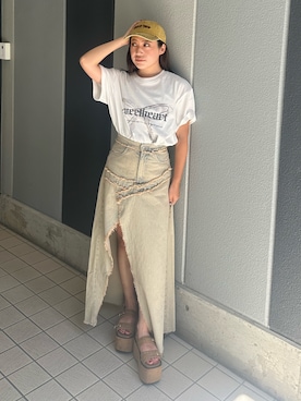 原田玲奈さん（レディース・153cm）の夏コーディネート