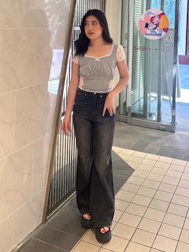 原田玲奈さん（レディース・153cm）の夏コーディネート