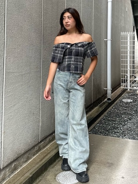 原田玲奈さん（レディース・153cm）の夏コーディネート