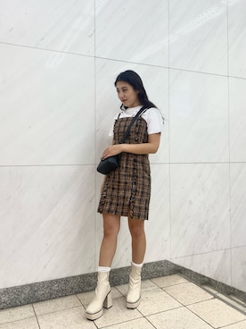 原田玲奈さん（レディース・153cm）の夏コーディネート