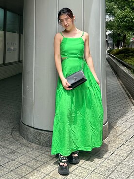 原田玲奈さん（レディース・153cm）の夏コーディネート