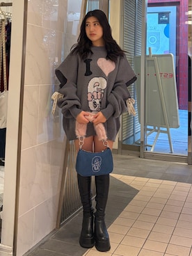 原田玲奈さん（レディース・153cm）の秋コーディネート