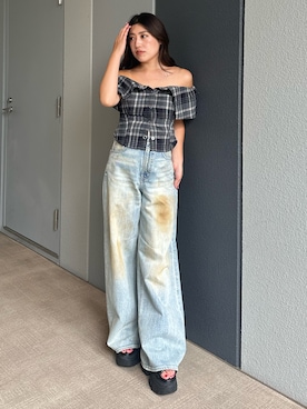 原田玲奈さん（レディース・153cm）の夏コーディネート