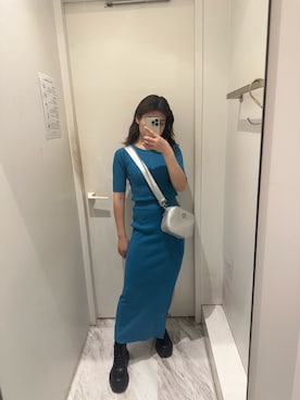 「ワークブーツ」｜原田玲奈さん（レディース・153cm）の春コーディネート