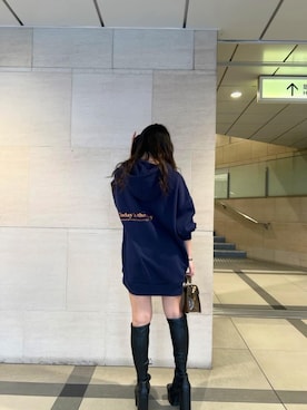 原田玲奈さん（レディース・153cm）の秋コーディネート