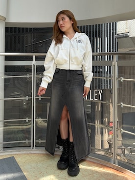 原田玲奈さん（レディース・153cm）の春コーディネート