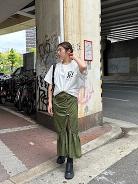 原田玲奈さん（レディース・153cm）の春コーディネート