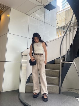 原田玲奈さん（レディース・153cm）の夏コーディネート