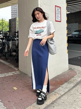 原田玲奈さん（レディース・153cm）の春コーディネート
