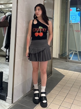 原田玲奈さん（レディース・153cm）の夏コーディネート