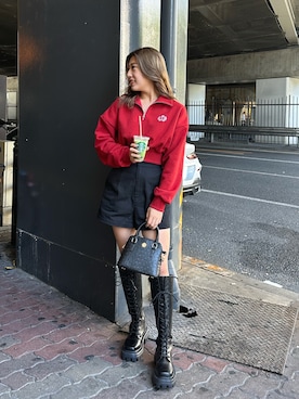 原田玲奈さん（レディース・153cm）の秋コーディネート