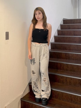 原田玲奈さん(レディース・153cm)の夏コーディネート