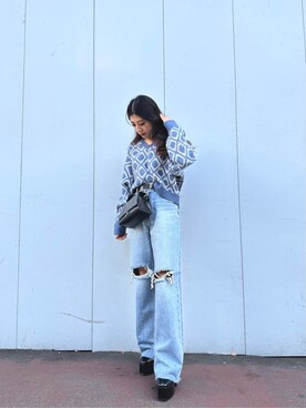 原田玲奈さん（レディース・153cm）の秋コーディネート