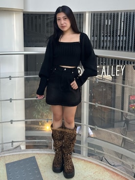 原田玲奈さん（レディース・153cm）の秋コーディネート