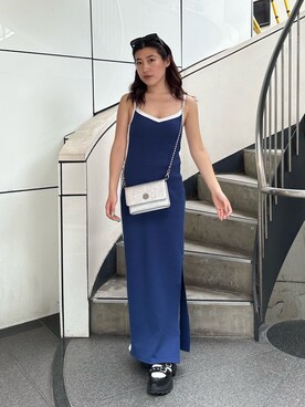原田玲奈さん（レディース・153cm）の春コーディネート