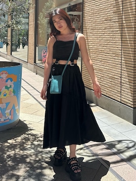 原田玲奈さん（レディース・153cm）の夏コーディネート