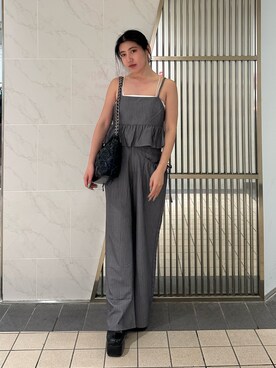 原田玲奈さん（レディース・153cm）の春コーディネート