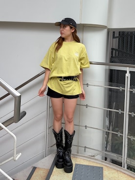 原田玲奈さん(レディース・153cm)の夏コーディネート