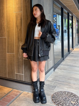 原田玲奈さん（レディース・153cm）の秋コーディネート