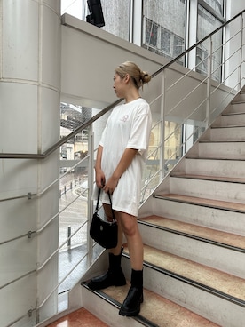 原田玲奈さん（レディース・153cm）の夏コーディネート