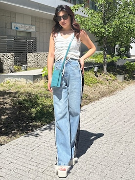 原田玲奈さん（レディース・153cm）の夏コーディネート