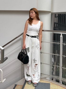 原田玲奈さん(レディース・153cm)の夏コーディネート