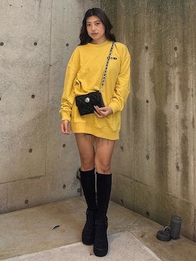 原田玲奈さん（レディース・153cm）の秋コーディネート